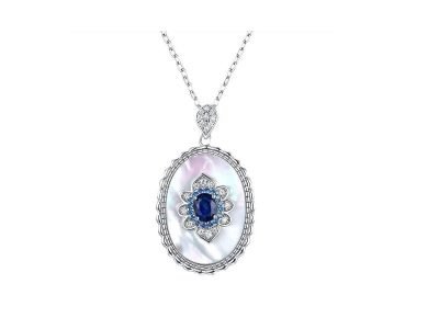 Diamond Pendant 925 Sterling Silver