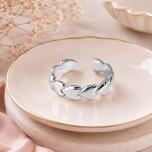 Sterling Silver Heart Ring 925
