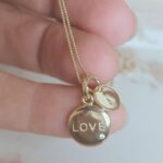 custom initial pendant