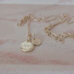 gold love necklace