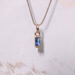 sapphire birthstone pendant