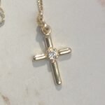 Zirconia Cross Necklace - Image 4