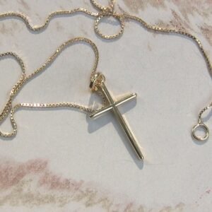 gold cross necklace