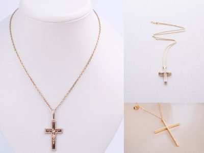 gemstone cross necklaces