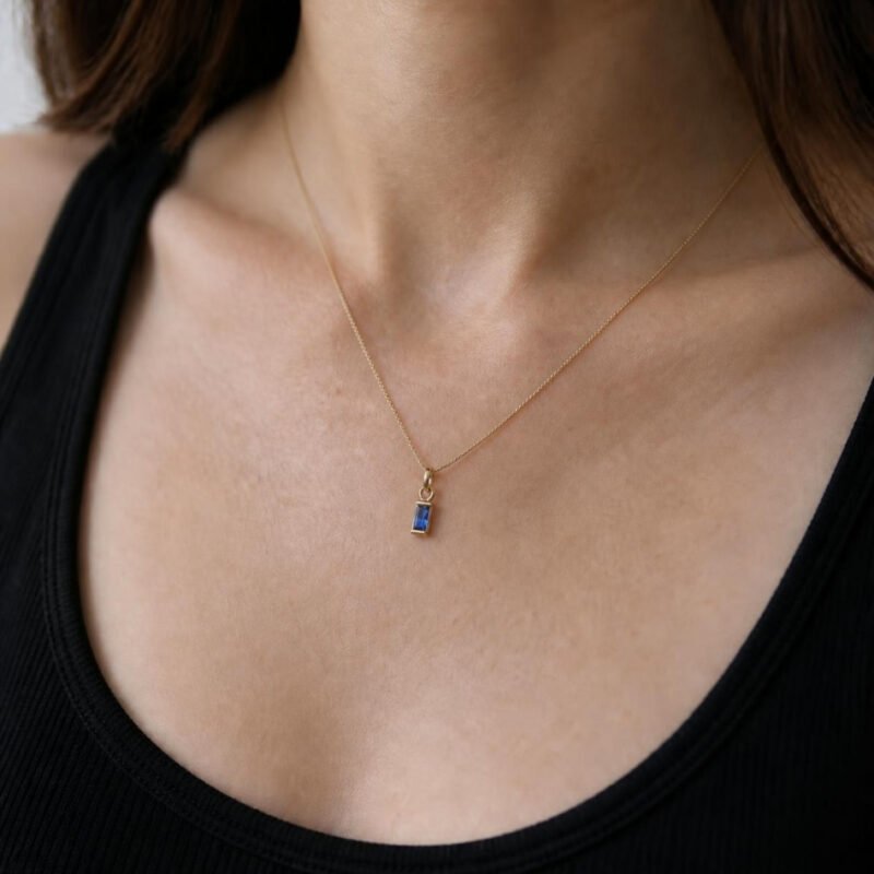 September birthstone pendant